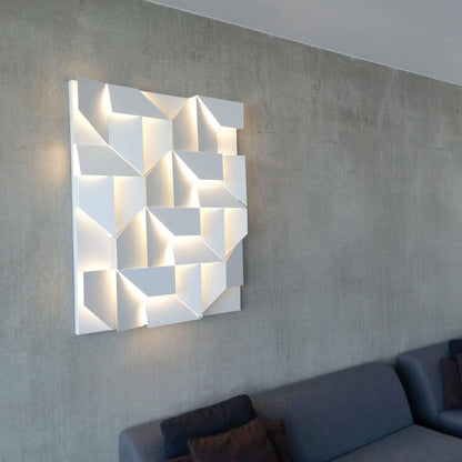 LED Diffused Aluminum Wall Sconce Matte White Modern NALANI