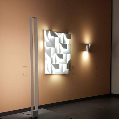 LED Diffused Aluminum Wall Sconce Matte White Modern NALANI