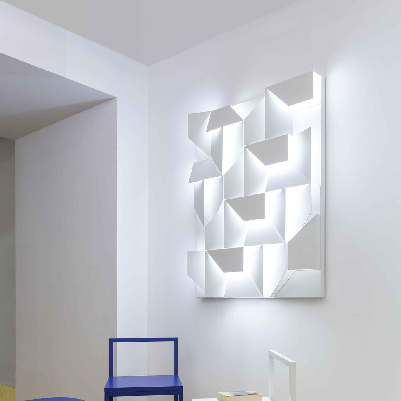 LED Diffused Aluminum Wall Sconce Matte White Modern NALANI