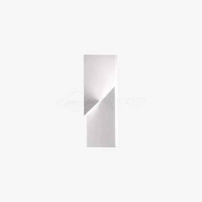 LED Diffused Aluminum Wall Sconce Matte White Modern NALANI