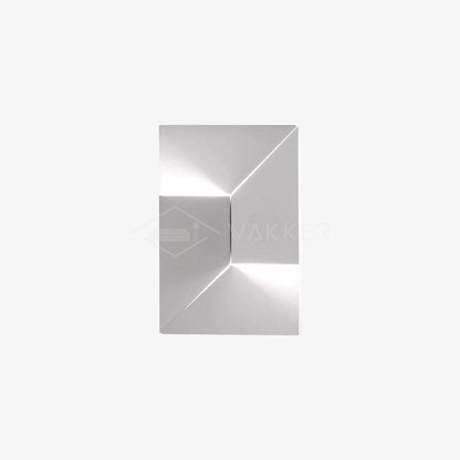LED Diffused Aluminum Wall Sconce Matte White Modern NALANI