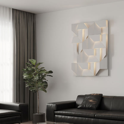 LED Diffused Aluminum Wall Sconce Matte White Modern NALANI