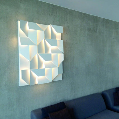 LED Diffused Aluminum Wall Sconce Matte White Modern NALANI