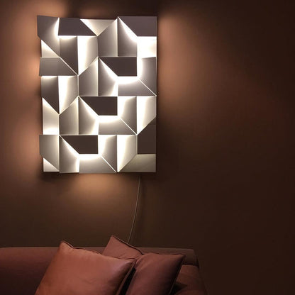 LED Diffused Aluminum Wall Sconce Matte White Modern NALANI