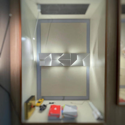 LED Diffused Aluminum Wall Sconce Matte White Modern NALANI