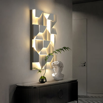 LED Diffused Aluminum Wall Sconce Matte White Modern NALANI
