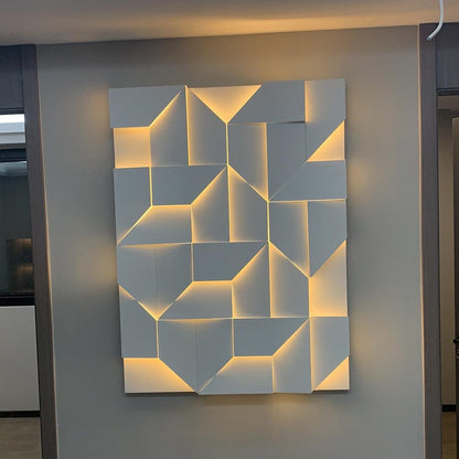 LED Diffused Aluminum Wall Sconce Matte White Modern NALANI