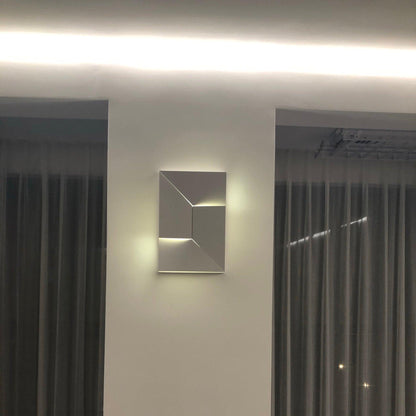 LED Diffused Aluminum Wall Sconce Matte White Modern NALANI