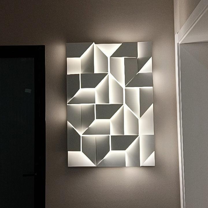 LED Diffused Aluminum Wall Sconce Matte White Modern NALANI