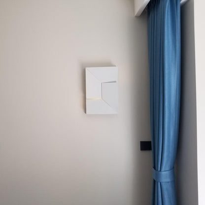 LED Diffused Aluminum Wall Sconce Matte White Modern NALANI
