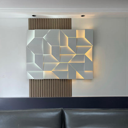 LED Diffused Aluminum Wall Sconce Matte White Modern NALANI