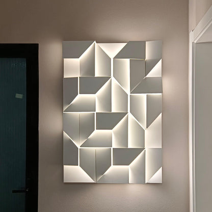 LED Diffused Aluminum Wall Sconce Matte White Modern NALANI