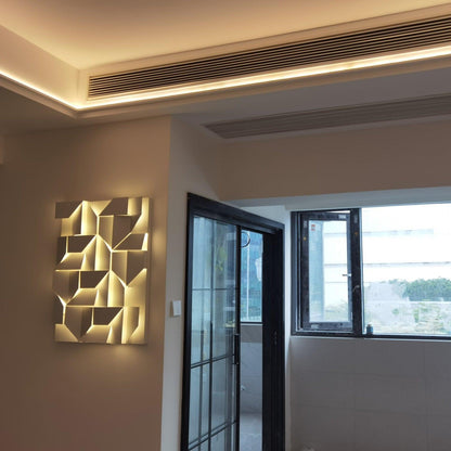 LED Diffused Aluminum Wall Sconce Matte White Modern NALANI