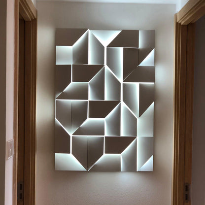 LED Diffused Aluminum Wall Sconce Matte White Modern NALANI
