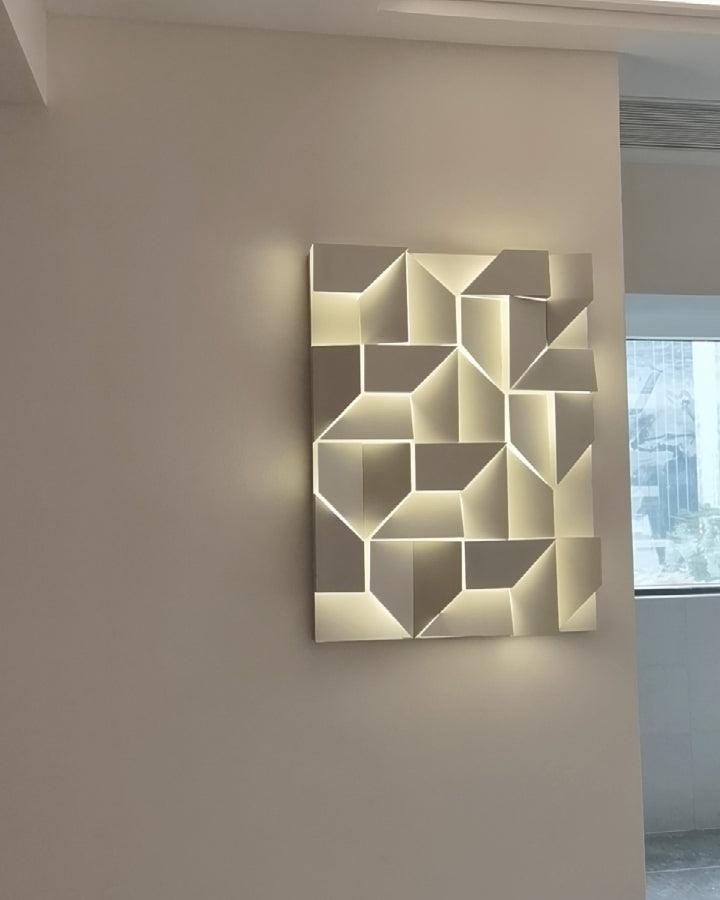 LED Diffused Aluminum Wall Sconce Matte White Modern NALANI