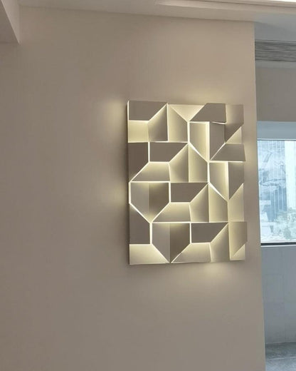 LED Diffused Aluminum Wall Sconce Matte White Modern NALANI