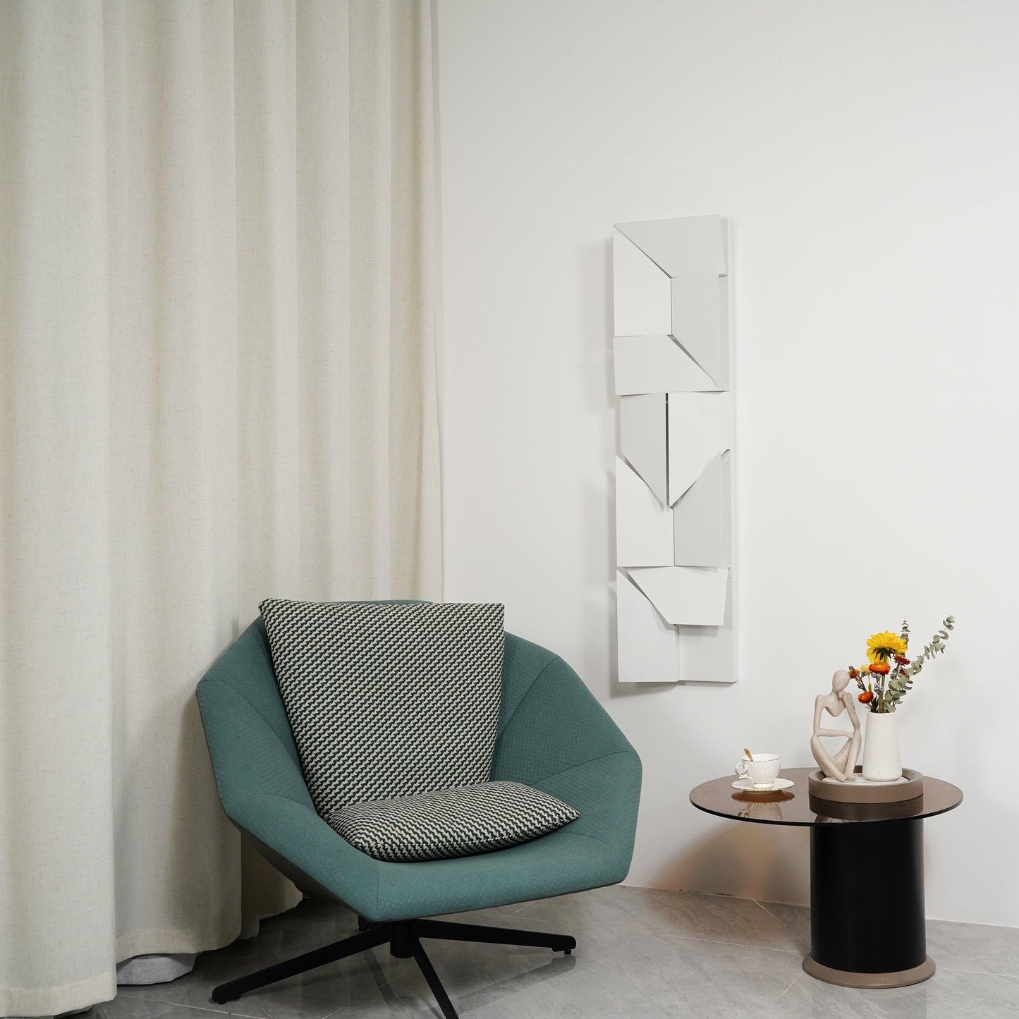 LED Diffused Aluminum Wall Sconce Matte White Modern NALANI
