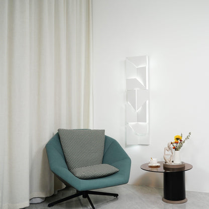 LED Diffused Aluminum Wall Sconce Matte White Modern NALANI