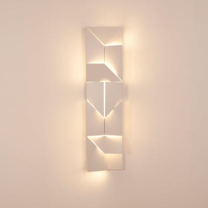 LED Diffused Aluminum Wall Sconce Matte White Modern NALANI