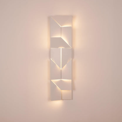 LED Diffused Aluminum Wall Sconce Matte White Modern NALANI