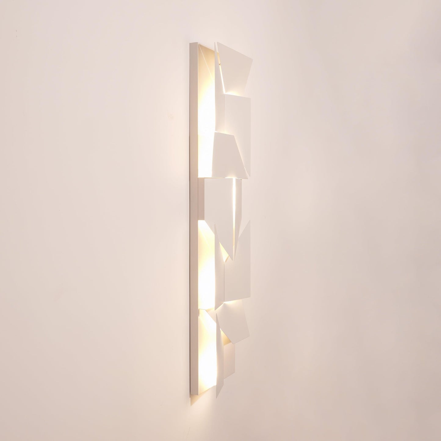 LED Diffused Aluminum Wall Sconce Matte White Modern NALANI