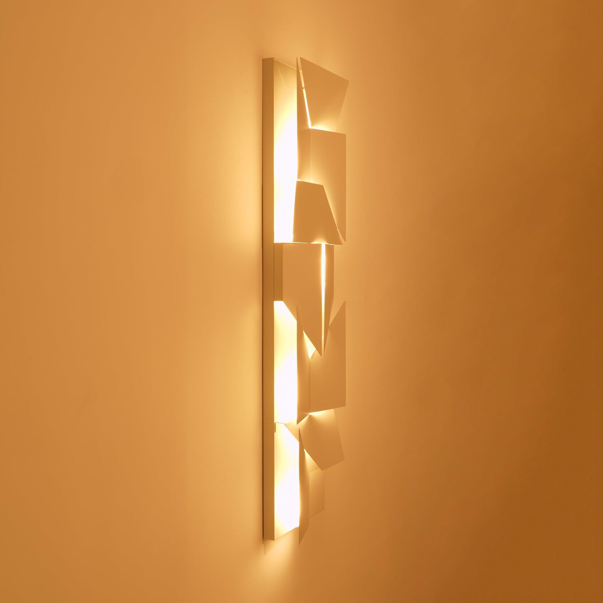 LED Diffused Aluminum Wall Sconce Matte White Modern NALANI