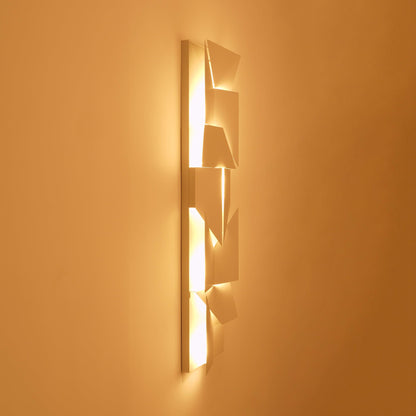 LED Diffused Aluminum Wall Sconce Matte White Modern NALANI