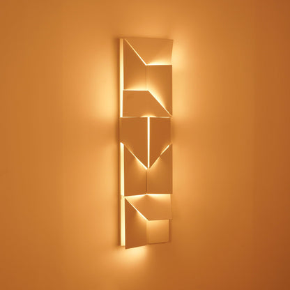 LED Diffused Aluminum Wall Sconce Matte White Modern NALANI