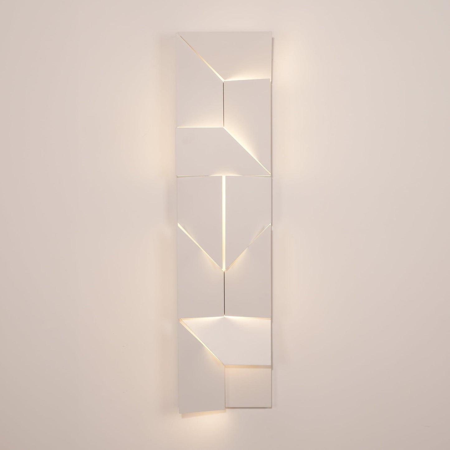 LED Diffused Aluminum Wall Sconce Matte White Modern NALANI