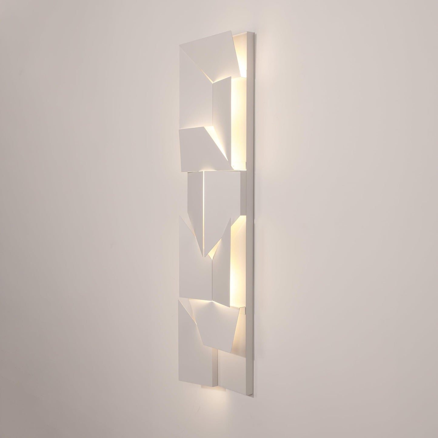 LED Diffused Aluminum Wall Sconce Matte White Modern NALANI