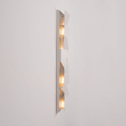 LED Diffused Aluminum Wall Sconce Matte White Modern NALANI