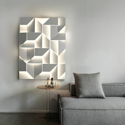 LED Diffused Aluminum Wall Sconce Matte White Modern NALANI