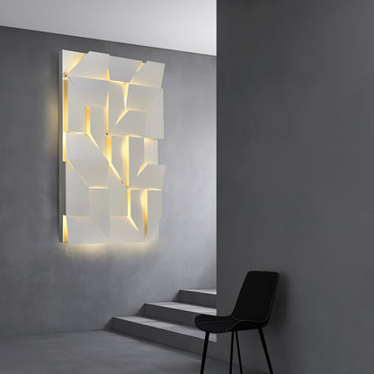 LED Diffused Aluminum Wall Sconce Matte White Modern NALANI