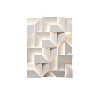 LED Diffused Aluminum Wall Sconce Matte White Modern NALANI
