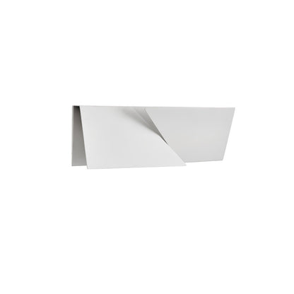LED Diffused Aluminum Wall Sconce Matte White Modern NALANI