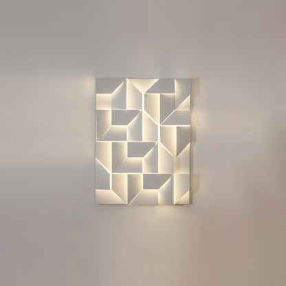 LED Diffused Aluminum Wall Sconce Matte White Modern NALANI