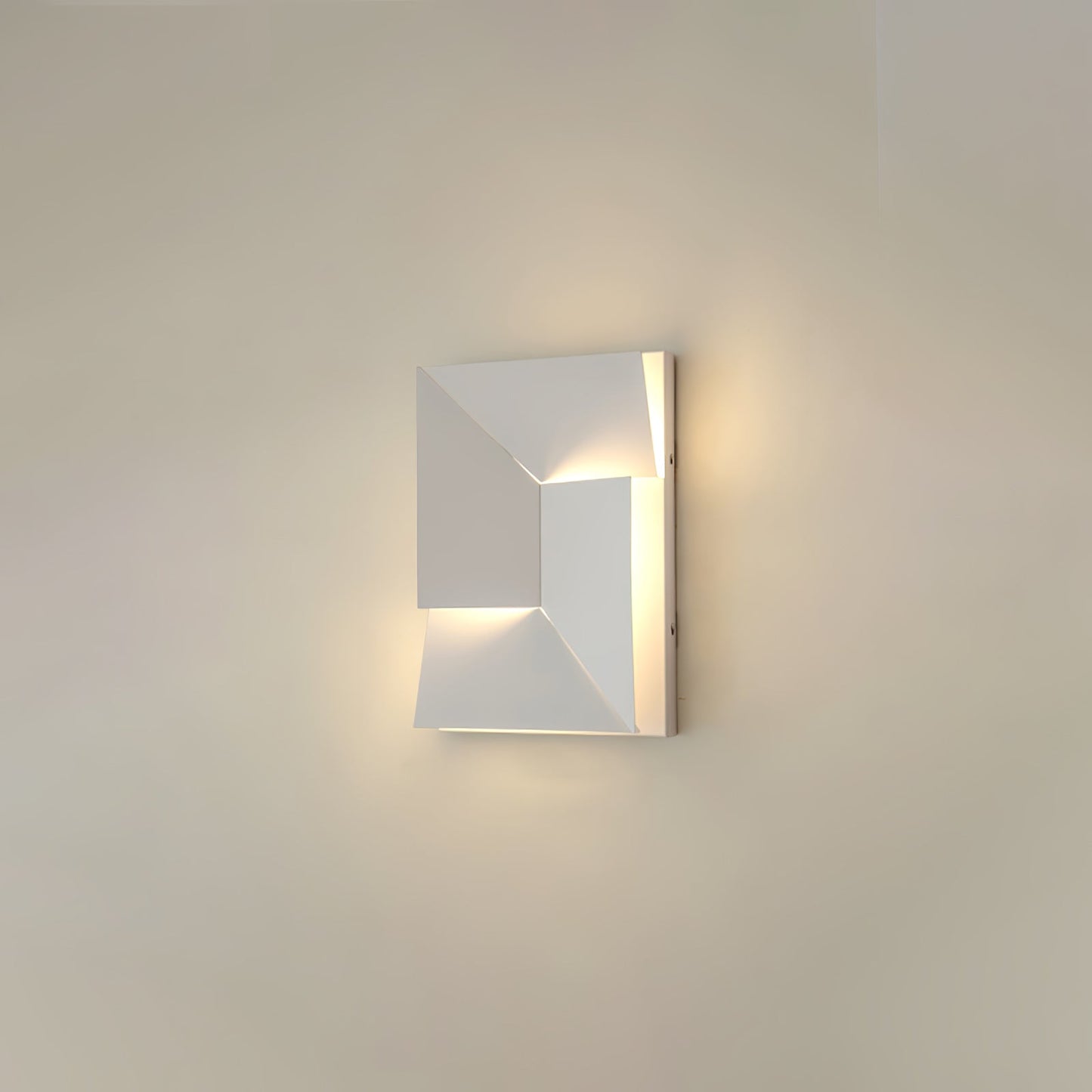 LED Diffused Aluminum Wall Sconce Matte White Modern NALANI
