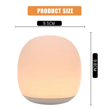 LED Egg Lamp Nightlight USB Rechargeable Dimmable RGB Color NALANI
