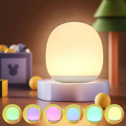 LED Egg Lamp Nightlight USB Rechargeable Dimmable RGB Color NALANI