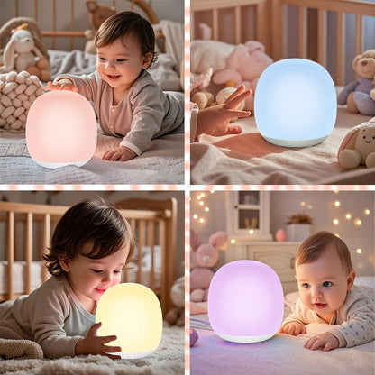 LED Egg Lamp Nightlight USB Rechargeable Dimmable RGB Color NALANI