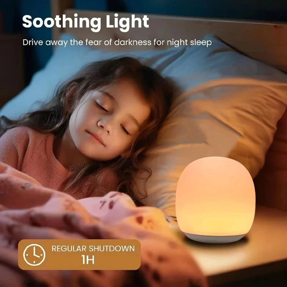 LED Egg Lamp Nightlight USB Rechargeable Dimmable RGB Color NALANI