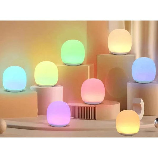 LED Egg Lamp Nightlight USB Rechargeable Dimmable RGB Color NALANI