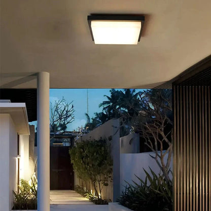 LED Flush Mount Ceiling Light 10 Inch Indoor Outdoor 20W NALANI