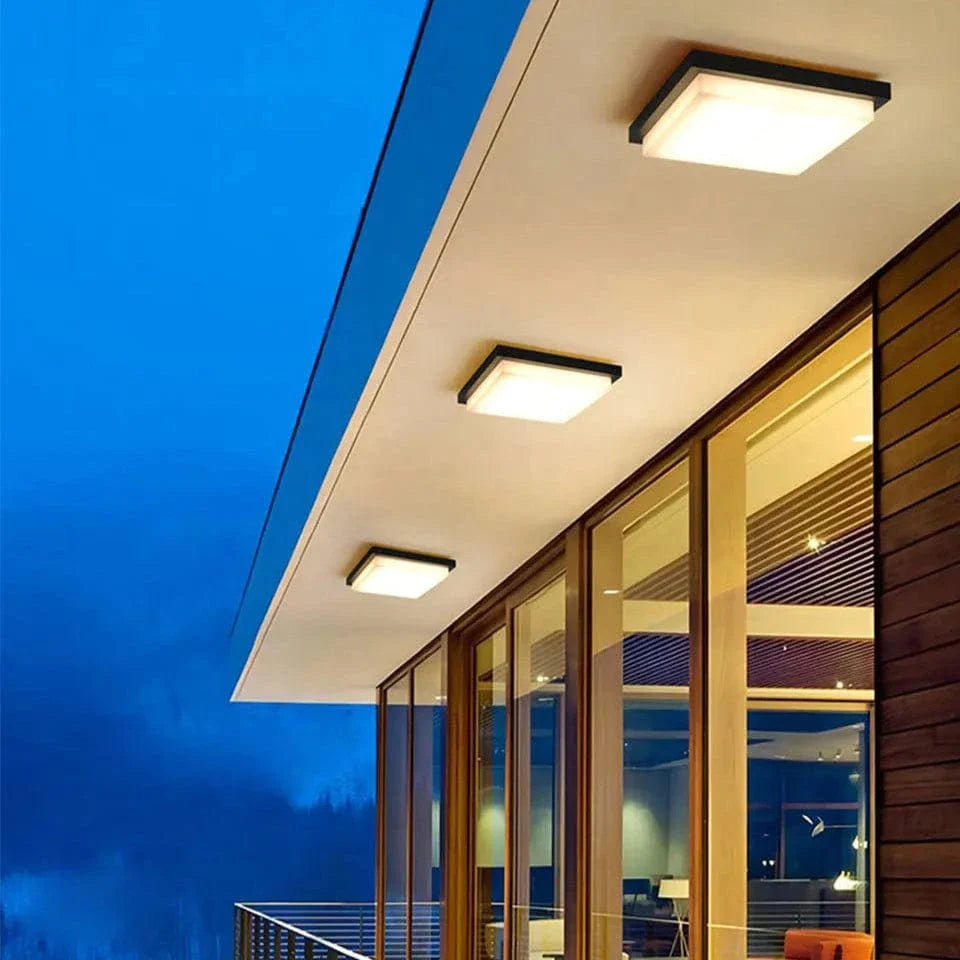 LED Flush Mount Ceiling Light 10 Inch Indoor Outdoor 20W NALANI