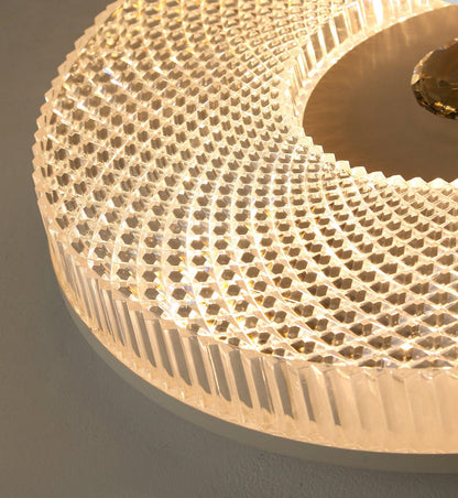 LED Flush Mount Ceiling Light White Diffuser Modern Fixture NALANI