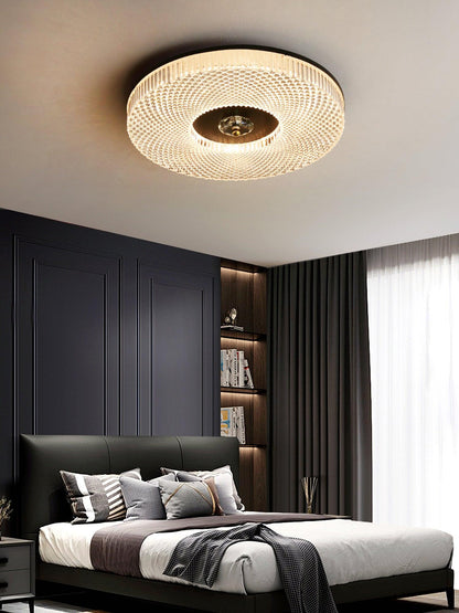 LED Flush Mount Ceiling Light White Diffuser Modern Fixture NALANI
