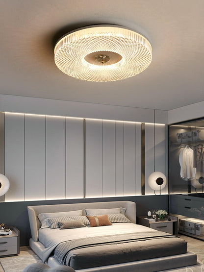LED Flush Mount Ceiling Light White Diffuser Modern Fixture NALANI