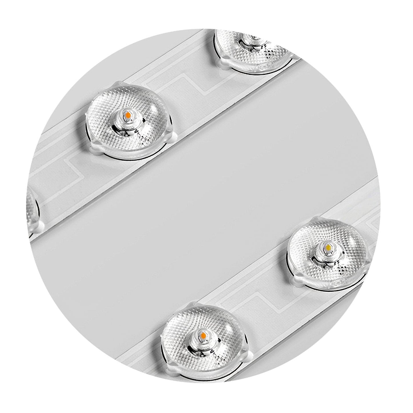 LED Flush Mount Ceiling Light White Diffuser Modern Fixture NALANI