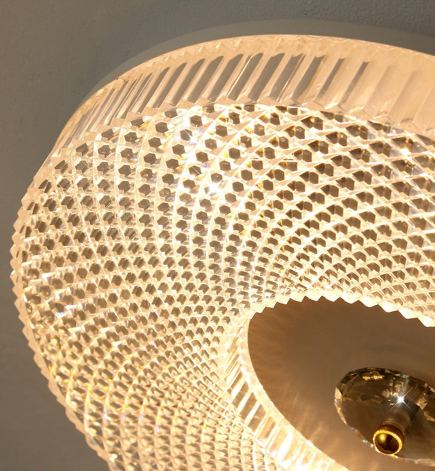 LED Flush Mount Ceiling Light White Diffuser Modern Fixture NALANI