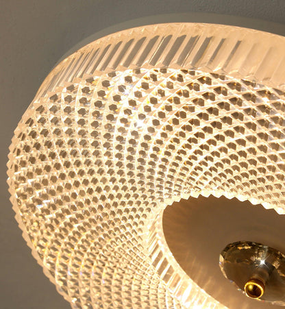 LED Flush Mount Ceiling Light White Diffuser Modern Fixture NALANI